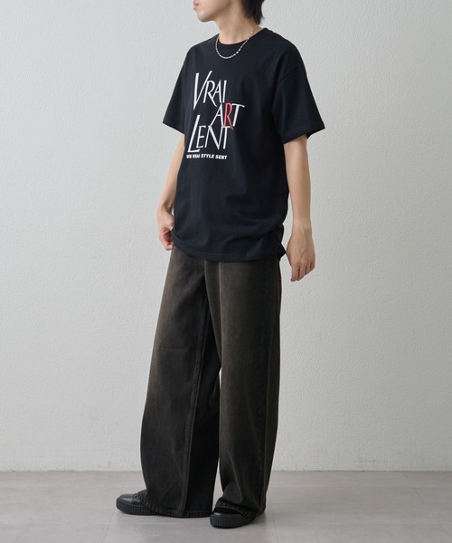 COLONY 2139（コロニートゥーワンスリーナイン）の「VRAI ARTプリントTEE（Tシャツ/カットソー・メンズ・ブラック/グレー/ホワイト・MEDIUM/LARGE）」の17枚目の写真