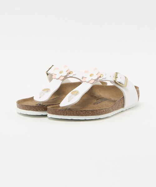 【BIRKENSTOCK】ビルケンシュトック ギゼフラワー サンダル 37 ビルケンシュトック「ギゼ フラワー」サンダル、定番「ギゼ」を