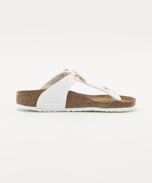 ○★新品 未使用 BIRKENSTOCK ギゼ 定番レザーサンダル ホワイト BIRKENSTOCK サンダル ビルケンシュトック Gizeh/ギゼ ビッグ