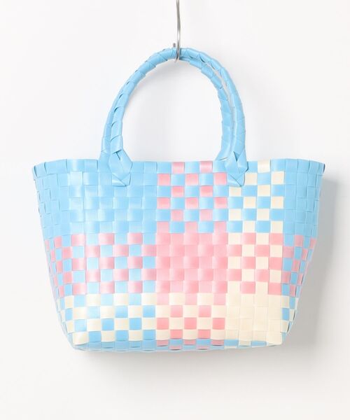 Ritzy(リッツィー)の「3色展開 可愛いカラフルかごバッグ ショルダーバッグ(かごバッグ・レディース・ベージュ/ピンク/ブルー・FREE)」の11枚目の写真