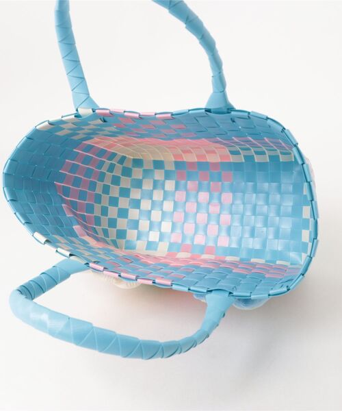Ritzy(リッツィー)の「3色展開 可愛いカラフルかごバッグ ショルダーバッグ(かごバッグ・レディース・ベージュ/ピンク/ブルー・FREE)」の9枚目の写真