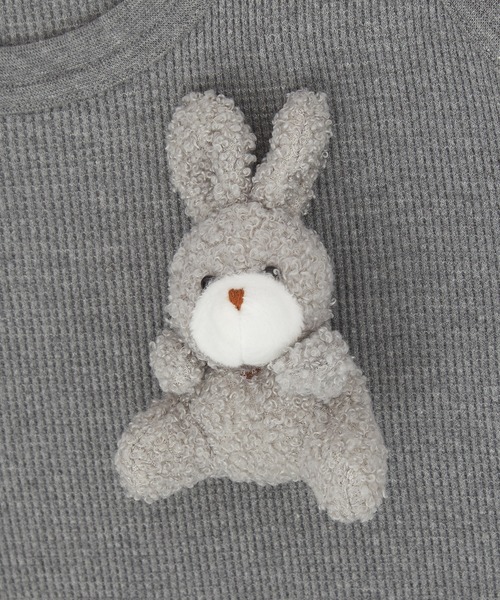 ankoROCK(アンコロック)の「TEDDY ankoROCK ワッフルタンクトップ(タンクトップ・レディース・ホワイト系1/ホワイト系2/ブラック系1/ブラック系2/グレー系1/グレー系2・S/M/L/XL)」の15枚目の写真
