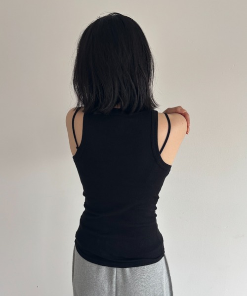 FUULLY STUDIO（フーリィーステューディオ）の「アメスリリブタンクトップ（タンクトップ・レディース・ブラック/ブルー/ホワイト・FREE）」の17枚目の写真