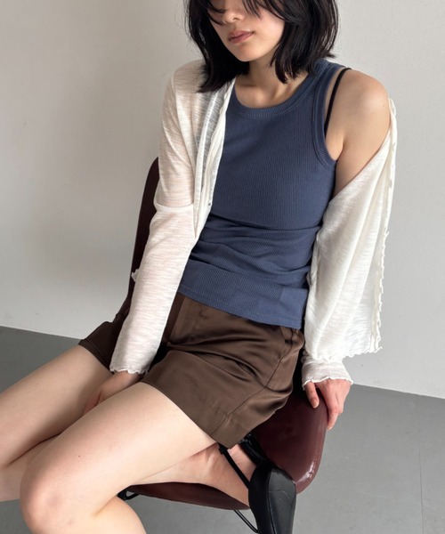 FUULLY STUDIO（フーリィーステューディオ）の「アメスリリブタンクトップ（タンクトップ・レディース・ブラック/ブルー/ホワイト・FREE）」の20枚目の写真