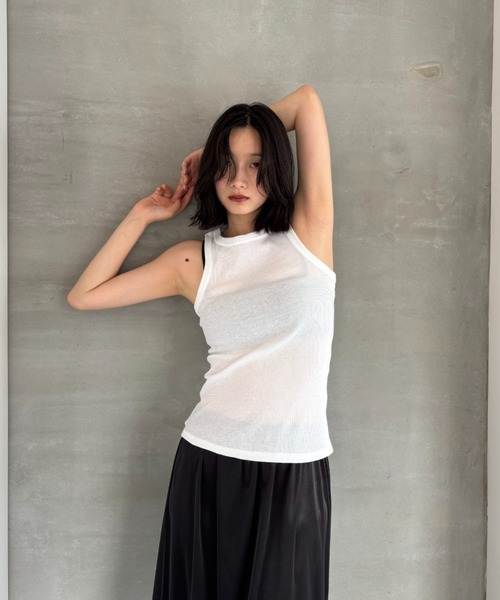 FUULLY STUDIO（フーリィーステューディオ）の「アメスリリブタンクトップ（タンクトップ・レディース・ブラック/ブルー/ホワイト・FREE）」の8枚目の写真