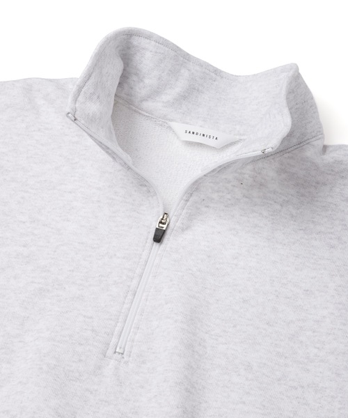 Sandinista（サンディニスタ）の「American Cotton Half Zip Pullover / アメリカコットンハーフジッププルオーバー（スウェット・メンズ・グリーン/オートミール/ブラック・MEDIUM/SMALL/LARGE）」の8枚目の写真