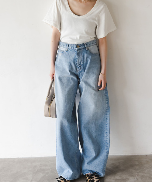 SERGE de bleu（サージ）の「SERGE/サージ REMAKE BACK DARTS PANTS（デニムパンツ・レディース・ブルー・23/24/25/26）」の4枚目の写真