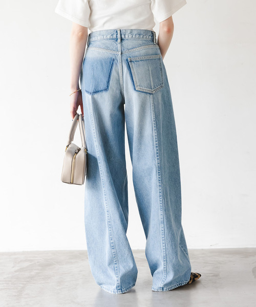 SERGE de bleu（サージ）の「SERGE/サージ REMAKE BACK DARTS PANTS（デニムパンツ・レディース・ブルー・23/24/25/26）」の9枚目の写真