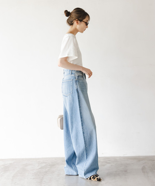 SERGE de bleu（サージ）の「SERGE/サージ REMAKE BACK DARTS PANTS（デニムパンツ・レディース・ブルー・23/24/25/26）」の11枚目の写真