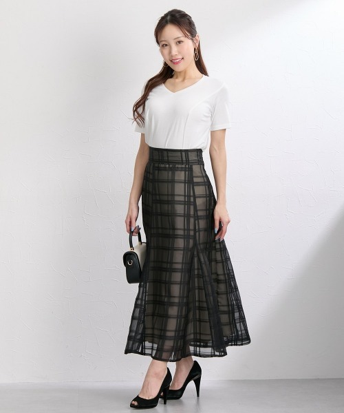 Nissen glamor(ニッセングラマー)の「【大きい胸専用】綿100%汗染み防止Vネック美ライン半袖Tシャツ(Tシャツ/カットソー・レディース・ブラック/ホワイト/グレイッシュベージュ・M/L)」の19枚目の写真