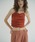 CLANE�i�N���l�j�́uSHIRRING CAMI TOPS�i�L���~�\�[���j�v�b�I�����W