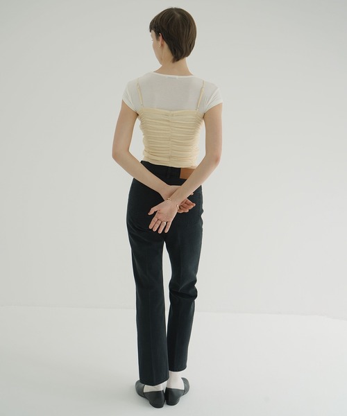 セール】SHIRRING CAMI TOPS（キャミソール）｜CLANE（クラネ）の