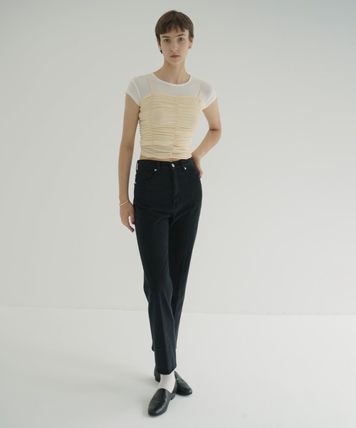 【専用】CLANE 新品未使用品 SHIRRING CAMI TOPS SHIRRING CAMI TOPS（キャミソール）｜CLANE（クラネ）の