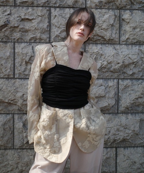 SHIRRING CAMI TOPS（キャミソール）｜CLANE（クラネ）の