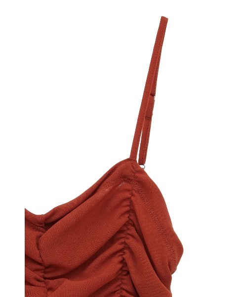 SHIRRING CAMI TOPS（キャミソール）｜CLANE（クラネ）の