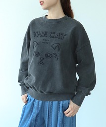 CAT刺繍スウェット