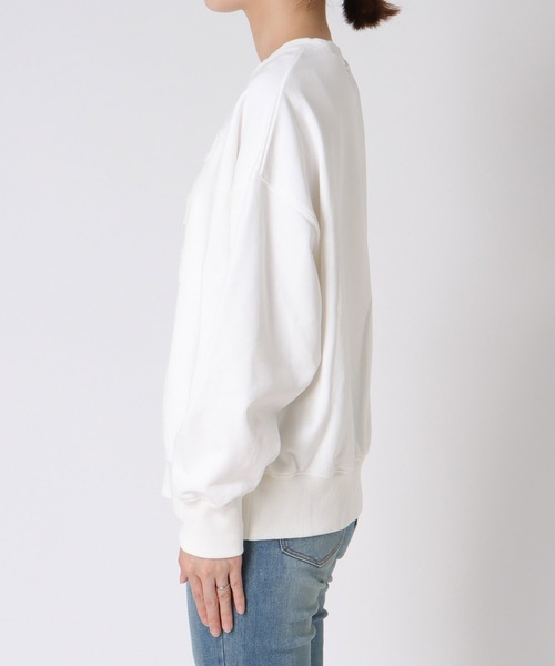 Cepica（セピカ）の「CAT刺繍スウェット（スウェット・レディース・ホワイト/ブラック・FREE）」の3枚目の写真