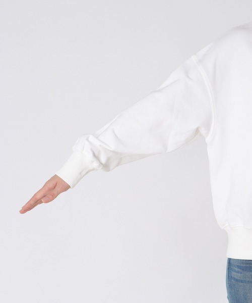 Cepica（セピカ）の「CAT刺繍スウェット（スウェット・レディース・ホワイト/ブラック・FREE）」の6枚目の写真