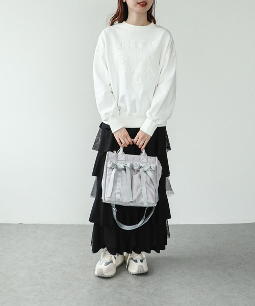 Cepica（セピカ）の「CAT刺繍スウェット（スウェット・レディース・ホワイト/ブラック・FREE）」の20枚目の写真