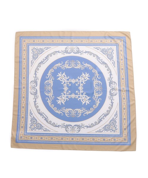 SHOO・LA・RUE（シューラルー）の「大判スカーフ（バンダナ/スカーフ・レディース・ベージュ系3/オレンジ系その他5・00）」の4枚目の写真