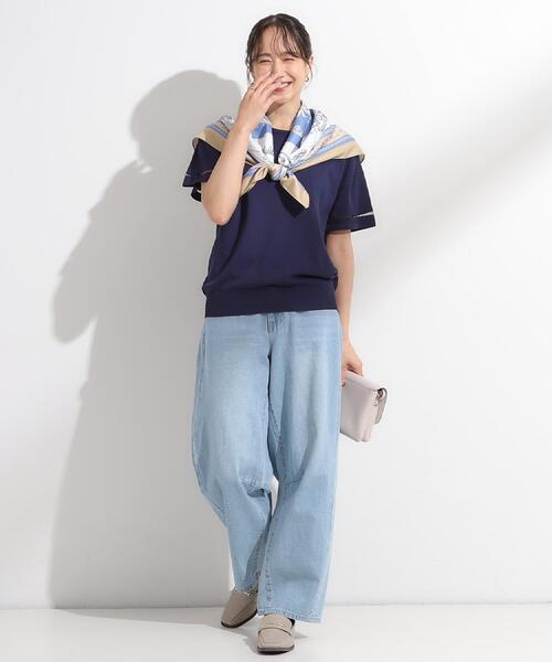 SHOO・LA・RUE（シューラルー）の「大判スカーフ（バンダナ/スカーフ・レディース・ベージュ系3/オレンジ系その他5・00）」の7枚目の写真