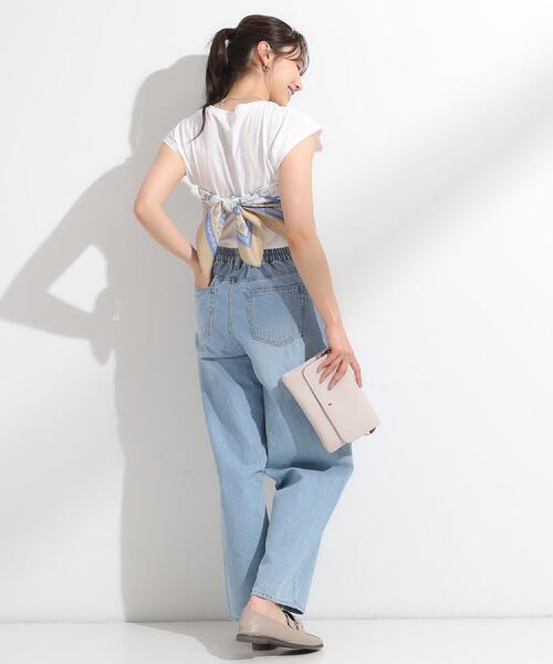 SHOO・LA・RUE（シューラルー）の「大判スカーフ（バンダナ/スカーフ・レディース・ベージュ系3/オレンジ系その他5・00）」の9枚目の写真