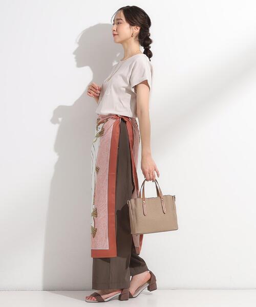 SHOO・LA・RUE（シューラルー）の「大判スカーフ（バンダナ/スカーフ・レディース・ベージュ系3/オレンジ系その他5・00）」の11枚目の写真