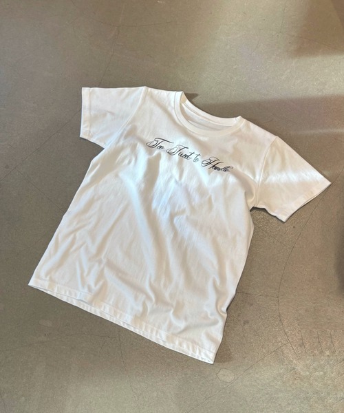 HONEY MI HONEY(ハニーミーハニー)の「Too Sweet to Handle T-shirt(Tシャツ/カットソー・レディース・ブラック/サックスブルー/ホワイト/ピンク・FREE)」の11枚目の写真