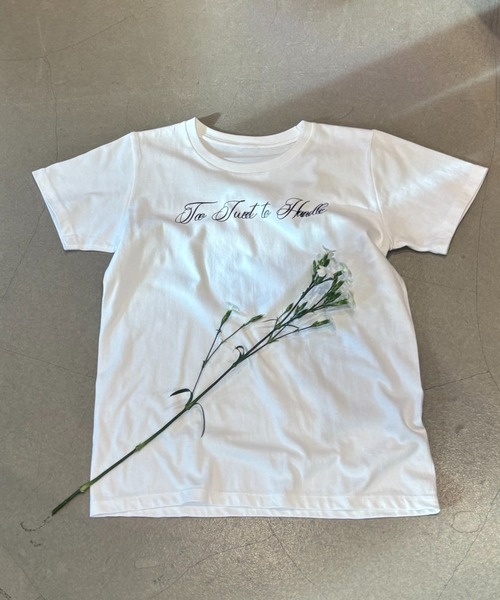 HONEY MI HONEY(ハニーミーハニー)の「Too Sweet to Handle T-shirt(Tシャツ/カットソー・レディース・ブラック/サックスブルー/ホワイト/ピンク・FREE)」の5枚目の写真