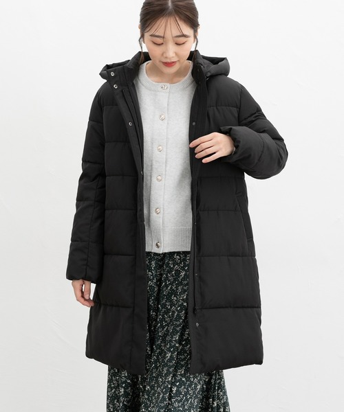 非フッ素撥水加工】ファイバーダウンコート（ダウンジャケット/コート