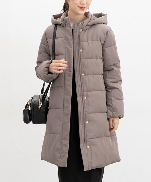 非フッ素撥水加工】ファイバーダウンコート（ダウンジャケット/コート