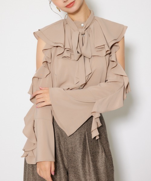 リボントップス-Rirandtire 2025年4月購入 リボントップス-Rirandtire 2025年4月購入 2025AW】フリル