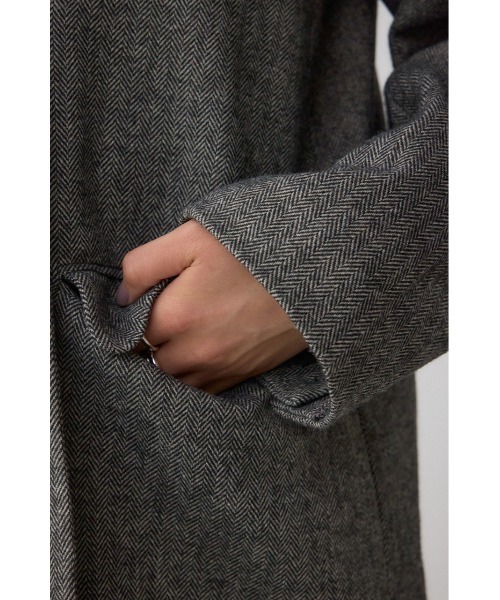 AZUL by moussy（アズールバイマウジー）の「ダブルテーラードジャケット（テーラードジャケット・レディース・ブラック系その他/杢グレー・FREE）」の13枚目の写真