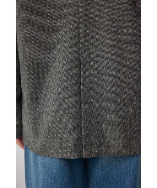 AZUL by moussy（アズールバイマウジー）の「ダブルテーラードジャケット（テーラードジャケット・レディース・ブラック系その他/杢グレー・FREE）」の14枚目の写真