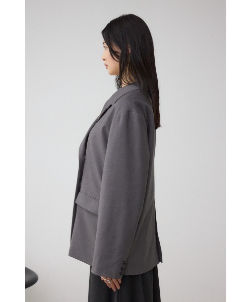 AZUL by moussy（アズールバイマウジー）の「ダブルテーラードジャケット（テーラードジャケット・レディース・ブラック系その他/杢グレー・FREE）」の20枚目の写真