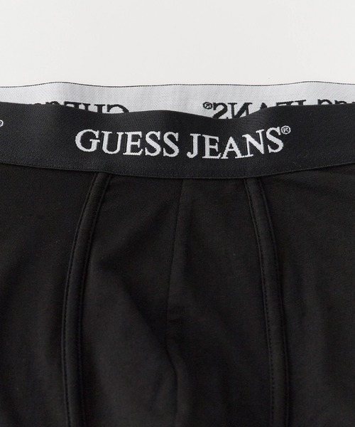 GUESS JEANS（ゲスジーンズ）の「GUESS JEANS/ゲスジーンズ GJ 2 PACK TRUNK トランクス（トランクス・メンズ・ブラック・L/M/S）」の3枚目の写真