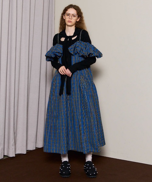 MAISON SPECIAL(メゾンスペシャル)の「Ribbon Cutout Tops/リボンカットアウトトップス(Tシャツ/カットソー・レディース・ボルドー/ブラック/ホワイト・FREE)」の7枚目の写真