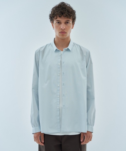 ESTNATION（エストネーション）の「aftersunshine / ソリッドシャツ（シャツ/ブラウス・メンズ・ホワイト/ベージュ/ライトブルー・MEDIUM/LARGE）」の3枚目の写真