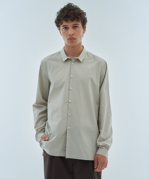 ESTNATION（エストネーション）の「aftersunshine / ソリッドシャツ（シャツ/ブラウス・メンズ・ホワイト/ベージュ/ライトブルー・MEDIUM/LARGE）」の10枚目の写真