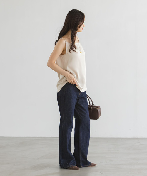 洗える】メルティサテン2WAYキャミ（キャミソール）｜NOBLE