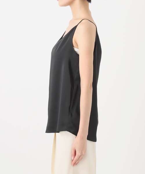 Noble（ノーブル）の「【洗える】メルティサテン2WAYキャミ（キャミソール・レディース・ブラック/ホワイト/ベージュ・FREE）」の5枚目の写真