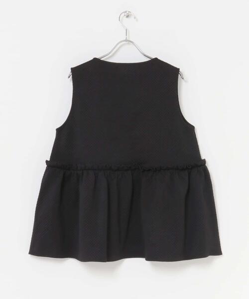 ITEMS URBANRESEARCH（アイテムズ アーバンリサーチ）の「『イージーケア』ティアードジレベスト（ベスト・レディース・オフホワイト/ブラック・FREE）」の13枚目の写真