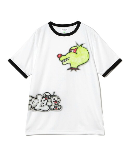 DEMARCOLAB(デマルコラブ)の「DeMarcoLab / TULREXX T(Tシャツ/カットソー・メンズ・ホワイト・XL/L/M)」の6枚目の写真