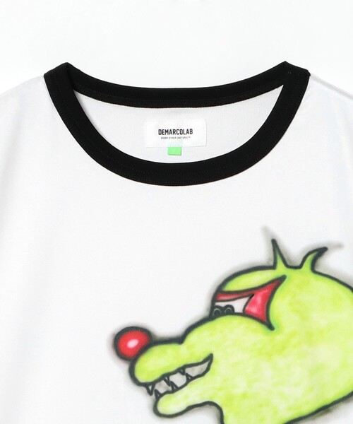 DEMARCOLAB(デマルコラブ)の「DeMarcoLab / TULREXX T(Tシャツ/カットソー・メンズ・ホワイト・XL/L/M)」の7枚目の写真