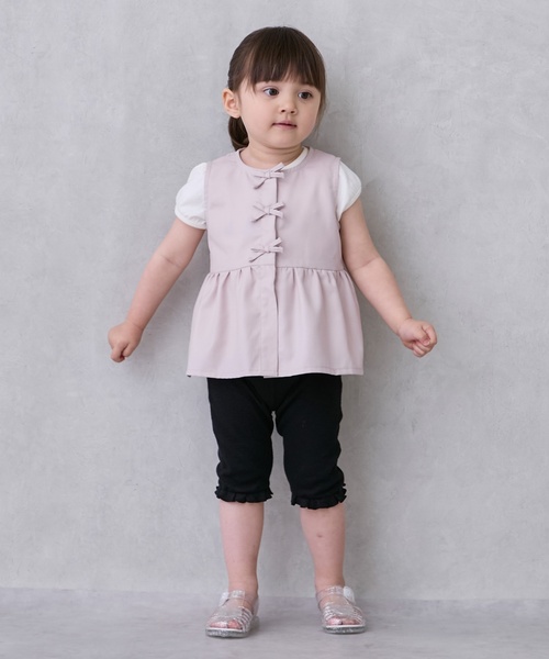 petit main(プティマイン)の「ひんやりクールペプラムトップス(ベスト・キッズ・ライトブルー/ライトピンク・L/M/S)」の5枚目の写真