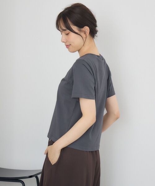 RETRO GIRL(レトロガール)の「ラメジェルプリントTEE(Tシャツ/カットソー・レディース・イエロー/チャコールグレー/オフホワイト・FREE)」の21枚目の写真