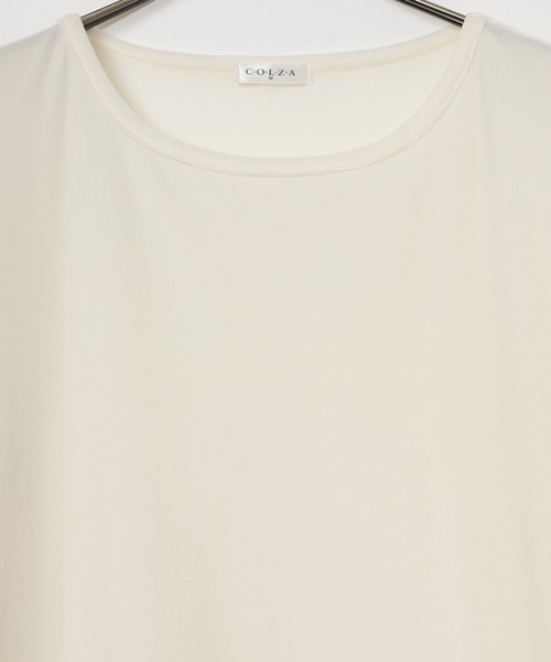 Honeys(ハニーズ)の「ベロアトップス(Tシャツ/カットソー・レディース・ブラック/アイボリー/ブラウン/グレー・S/M/L)」の21枚目の写真