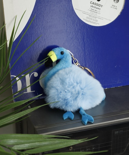 crossi(クロッシー)の「フラミンゴファーチャーム flamingo ぬいぐるみ かわいい ゆめかわ クミギ キーホルダー(チャーム・レディース・パープル/ローズ/ピンク/ブルー・FREE)」の2枚目の写真