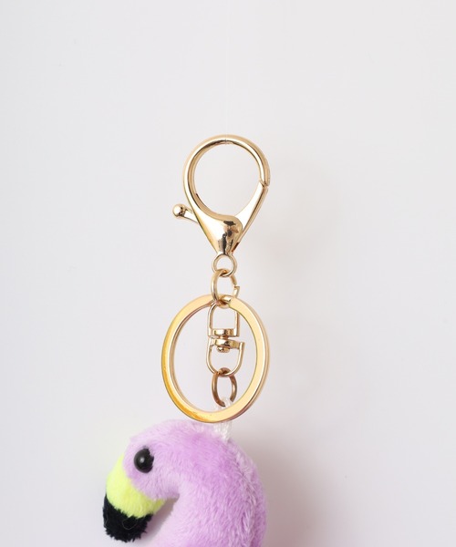 crossi(クロッシー)の「フラミンゴファーチャーム flamingo ぬいぐるみ かわいい ゆめかわ クミギ キーホルダー(チャーム・レディース・パープル/ローズ/ピンク/ブルー・FREE)」の7枚目の写真