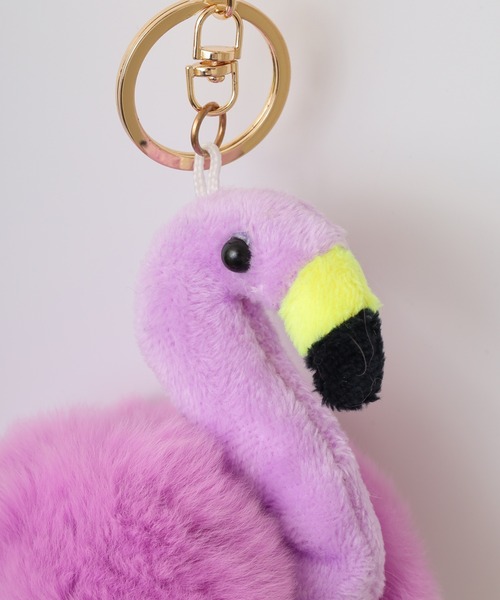 crossi(クロッシー)の「フラミンゴファーチャーム flamingo ぬいぐるみ かわいい ゆめかわ クミギ キーホルダー(チャーム・レディース・パープル/ローズ/ピンク/ブルー・FREE)」の9枚目の写真